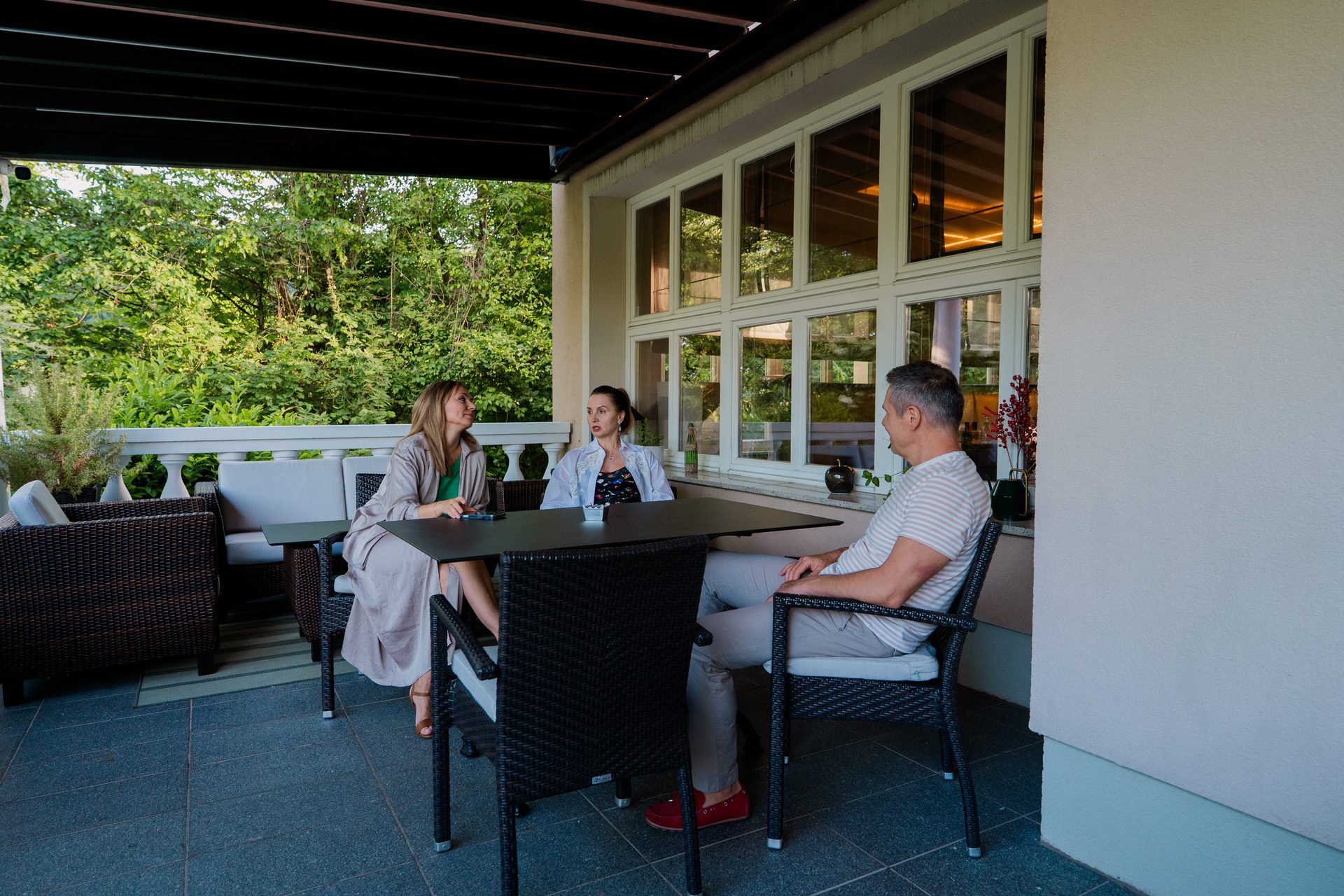Lunch on the terrace